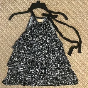 Michael Kors XS tie-neck halter top